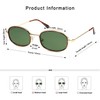 Appassal Retro Oval Sunglasses for Women Men Trendy Round Y2k
