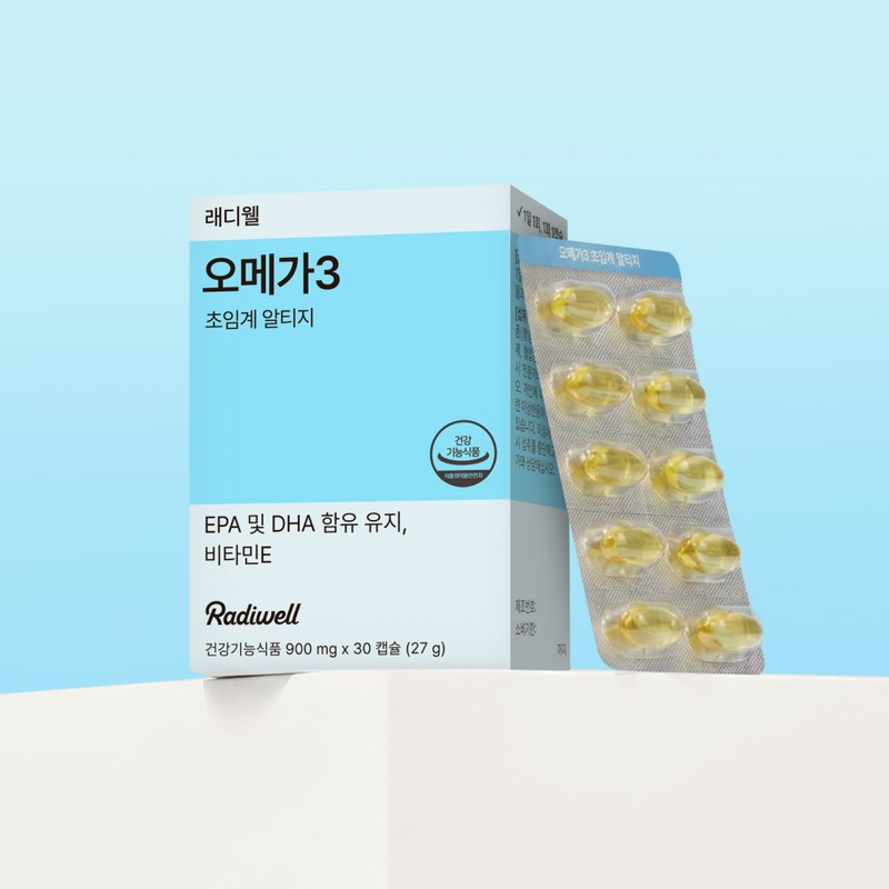 Radiwell Supercritical Altige Omega 3 Daily Nutrition 30 Capsules, 6