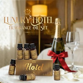 SALKING Hotel Diffuser Oil, Luxury Hotel Fragrance Oil Gift Set, Premium Essential Oil for Diffuser Inspired by The Most Popular 5-Star Scents, Holiday Gifts