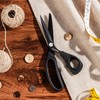 Damita Black Titanium Fabric Scissors, Dressmaking Scissors with Heavy Duty