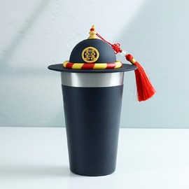 National Museum of Korea National Museum of Korea Museum Goods Traditional God Shape Mug Lid Cup Cover K Goods I agree to third-party provision for foreign gift delivery / 국립중앙박물관 국중박 박물관 굿즈 전통 갓 모양 머그잔 뚜껑 컵커버 K굿즈 외국인 선물 배송을 위한 제3자 제공에 동의합니다