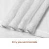 YISUMEI Fluffy Blanket 135 x 200 cm Soft Flannel Fleece