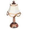 Miniature Lamp 1/12 Scale White 6cm Overall Height Battery Operated