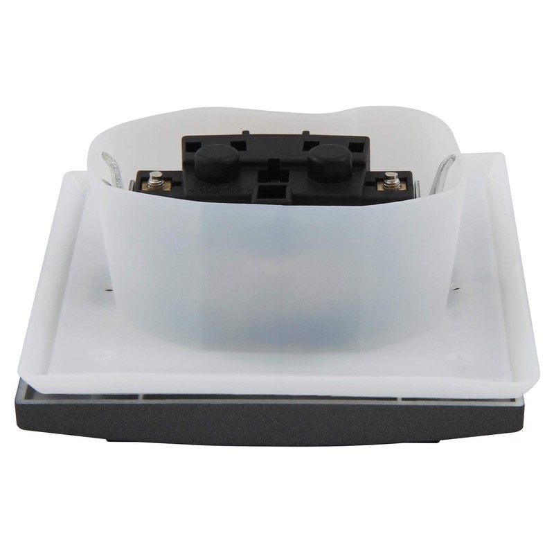 McPower Flair Protective Contact Socket, Pack of 2, Flush-Mounted IP44,