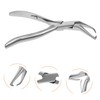 KONTONTY 1 Pair Hair Extension Pliers Stainless Steel Bonding Tool