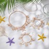 UNICRAFTALE Shell Starfish Necklace Bracelet Sets for Women 1Pc Shell