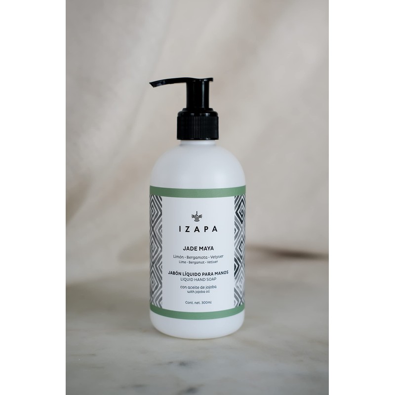 IZAPA Jade Maya Jabón Líquido para Manos 300ml con Aceite