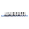 MIXPOWER 3/8" Drive Mid-Length Socket Set with Storage Rails, 14-Piece,