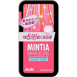 Asahi Group Food Minthia Breeze Shiny Pink, 30 Tablets x 24 Packs