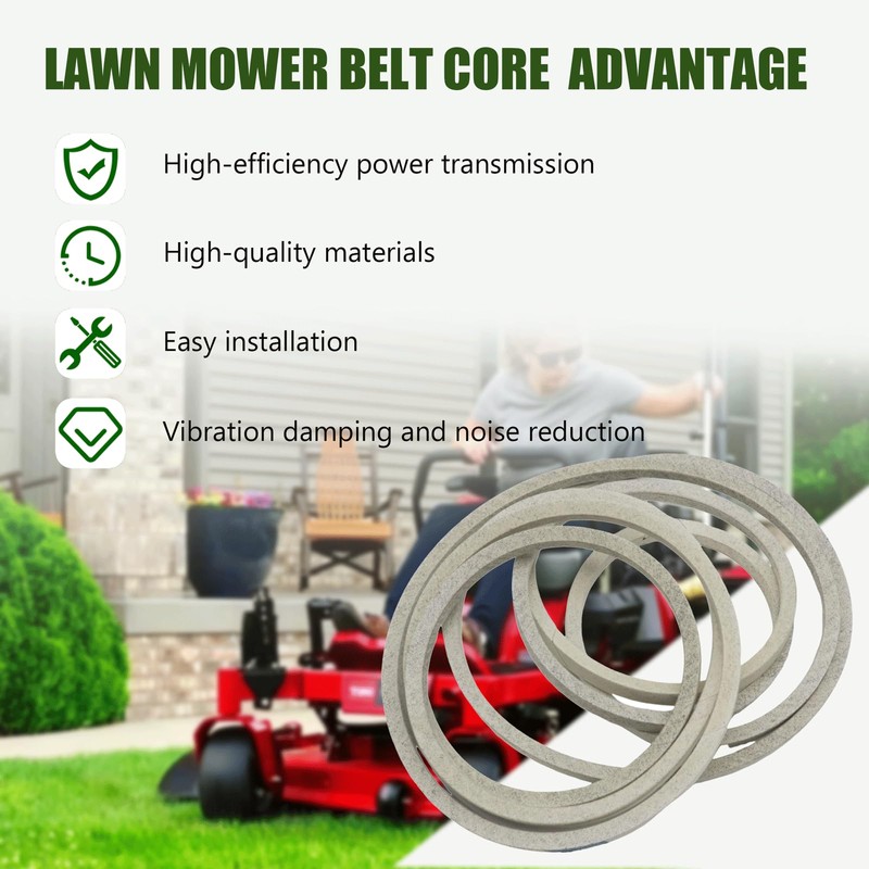 133-4372 0.66" x 189.1" Deck Belt Fit for Toro Wheel