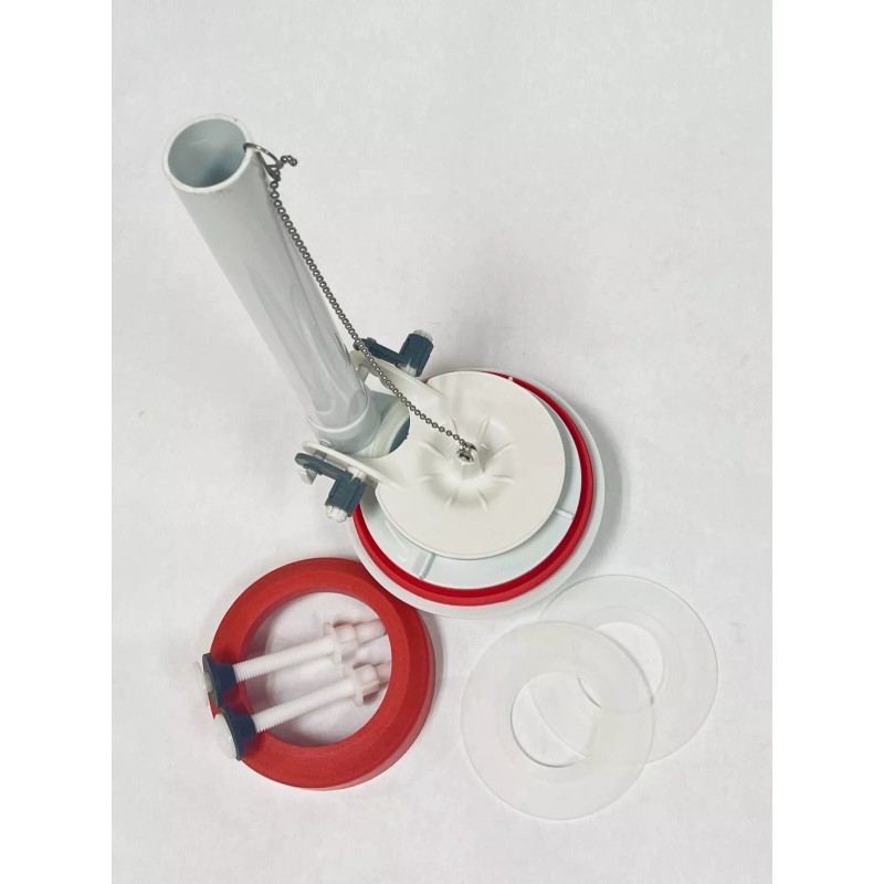 NuFlush Two-Piece 4-inch Flush Valve with Extra Seals, Compatible with