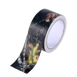 Tbest Equipo de Caza Cinta Adhesiva Impermeable de 10 M Cinta de Camuflaje para Caza Al Aire Libre Camuflaje de Punto Alemán (2# Camuflaje de Hojas)