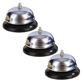 KaminoKa Tabletop Call Bell Reception Bell (Set of 3)