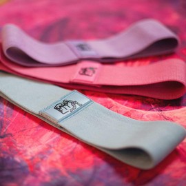 CASAFIT Hip Bands Resistance Bands Fitness Bands Booty Band Made of Fabric 3 Strengths for Leg Training Butt Training (Set of 3: Tricolour Pastel)