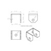 Universal Joint Clamp, Joint Connector, Swivel Joint for M8 Made