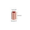 PATIKIL 1/16"/ 1.5mm Wire Rope Stop Sleeve, 50 Pack Copper