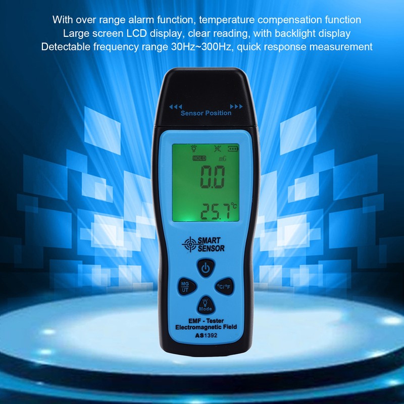 LCD Electromagnetic Radiation Detector Portable Mobile Phone Radiation Tester for