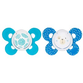 CHICCO, Set de Chupón para Bebé PhysioForma Comfort, 6 a 16 meses, Color Azul