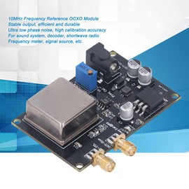 Frequency Standard Reference Module, 10 MHz Frequency Reference Source Module, Crystal Oscillator Constant Temperature Board for Instrument Benchmarks