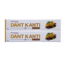 patanjali Patanjali Advanced Toothpaste Dental Cream 100g / 3.38 fl oz - (Pack of 2)