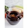 Fox Run 0350 Stoneware Bean Pot, 9.75", Brown
