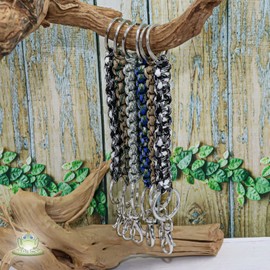 Paracord Keychain Keyrings 6 Pack for Men Boys Women Girls Teens