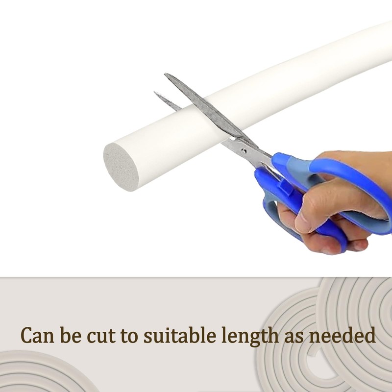 Storystore Backer Rod, 1/4" Diameter x 16.4' Length White EPDM