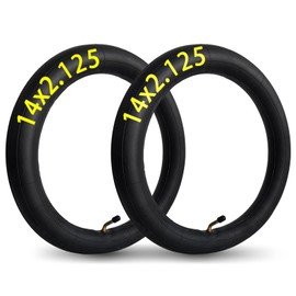 2-Pack 14x2.125 Bike Tube 14 x 2.125 Inner Tube 14 Inch 14x1.75 14x1.9 14x1.95 14x2.0 14x2.10 14x2.125 Replacement Tube