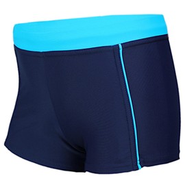 Aquarti Boys' Swimming Trunks with Side Piping, 024 Dark Blue/Blue, 164