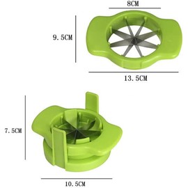 Lemon Wedge Slicer lime slicer Cutter Apple Separator Lemon Splitter for Fruit Slices Such As Lemons and Oranges(Yellow)