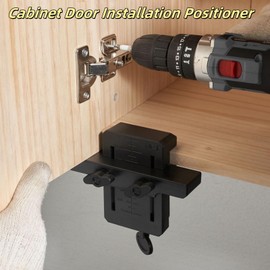Winnsell Cabinet Door Installation Positioner, Adjustable Cabinet Hardware Jig, Versatile Cabinet Door Mount Locator Versatile Hardware Jig for Woodworking Relief (B)