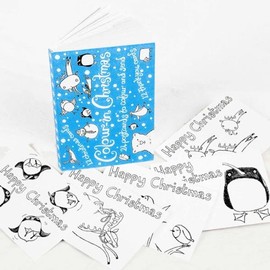 Christmas Cards and Thank You Cards - Colour-in Christmas Postcards (OD02)