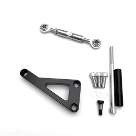 HRC Chevy Alternator Bracket LONG Water Pump LWP SBC Small Block 327 350 383 400 Bk