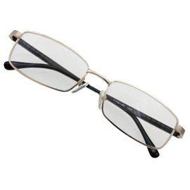 [シニア”愛”クラブ] senior eye club S711001BK175 老眼鏡 眼鏡 1.75 メンズ レディース アルミ合金 スクエアータイプ ケース付き 711001 ブラック +1.75