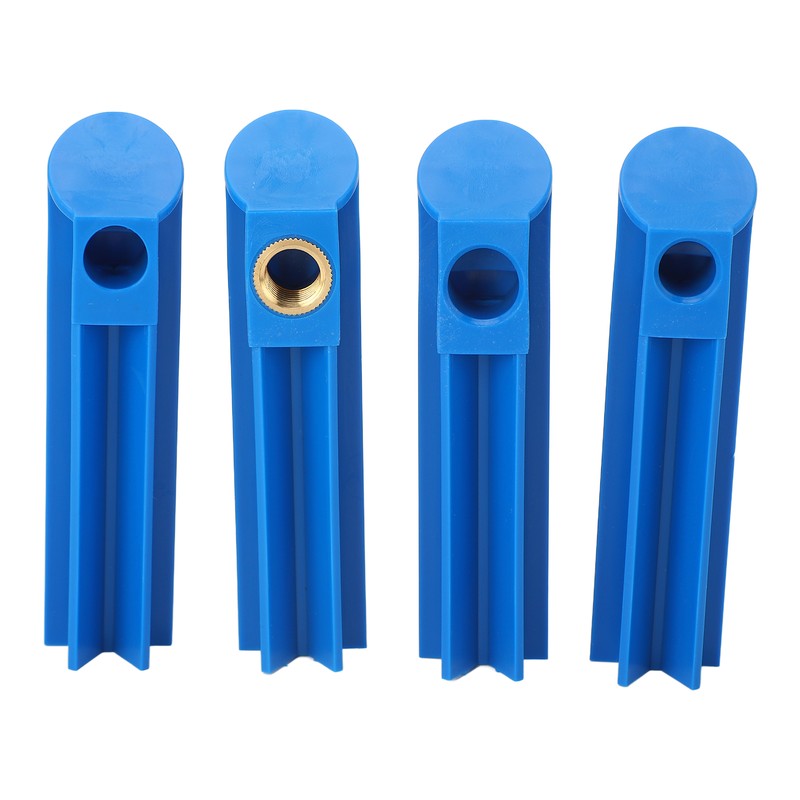 4PCS Fuel Injector Nozzle Flush Cleaner Adapter Universal Cleaning Tool