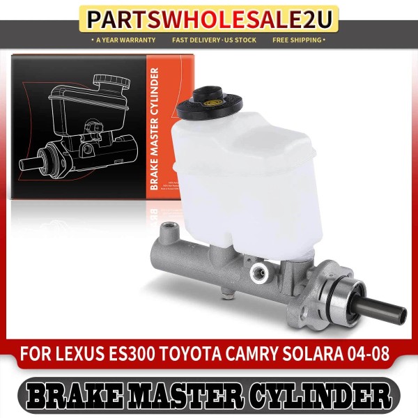 Unbranded Brake Master Cylinder w/ Reservoir & Sensor for Toyota