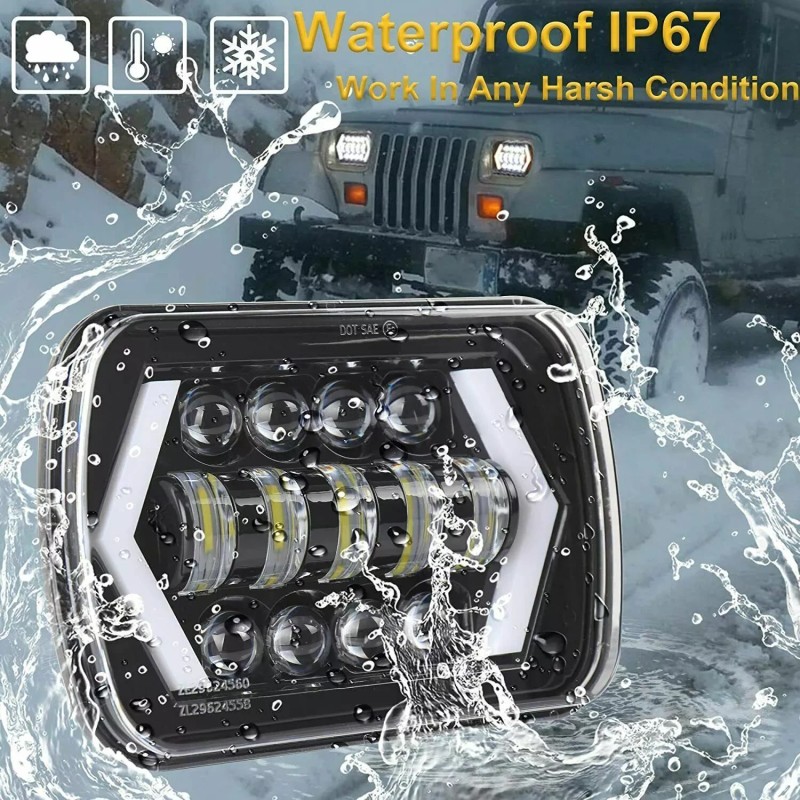 Unbranded For International 4700 9200 9400i Pair 5X7" Inch LED
