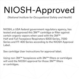 3M 3M P100 Respirator Cartridge/Filter 60923, 1 Pair, NIOSH Approved, Helps Protect Against Organic Vapors, Acid Gases, and Particulates, Magenta, Yellow