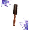 PACKOVE Multifunctional Curling Comb Detangle Hair Brush Static Hair Roller