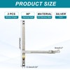 sourcing map 2Pcs Casement Window Hinges, 10" 304 Stainless Steel