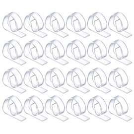 24 Packung Kunststoff Tischdecke Clips, Klare Tischdecke Tuch Klemmen Halter für Party Picknick