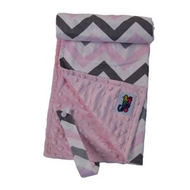 Baby Travel Changing Pad, Pink Chevron