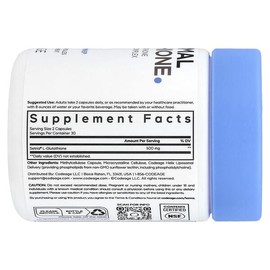 Codeage, Liposomal Glutathione, Veggie Capsules 60 Tablets (250mg per capsule) / Codeage (코드에이지), 리포소말 글루타치온, 베지 캡슐 60정(캡슐 1정당 250mg)