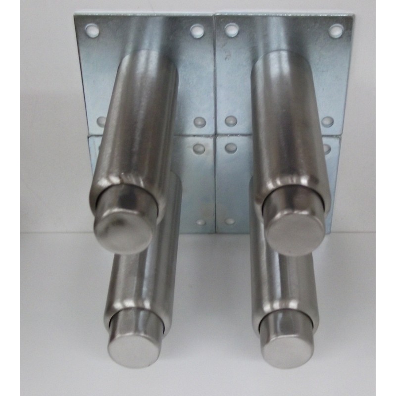 Component Hardware NSF A48-5048-C 6" Stainless Steel Adjustable Leg"set of