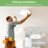 OUILA Led Deckenleuchte mit Bewegungsmelder innen - Lampe mit Bewegungsmelder