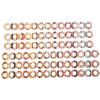 Unknown Distressed Circles Gold Foil Accent 6 pc 6" x