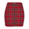 Urban Classics Women's Short Checker Skirt Dress, Multicoloured (Red/Blk 00200)