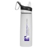 Florida Polytechnic Tritan Plastic Frosted Sport Water Bottle, Design-1 -