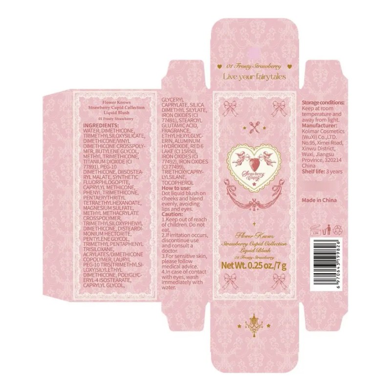 Flower Knows Set Strawberrie Liquid Blush Y Lip Cream