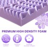 3.9 Inch 7-Zone King Mattress Topper, Egg Crate Foam Mattress